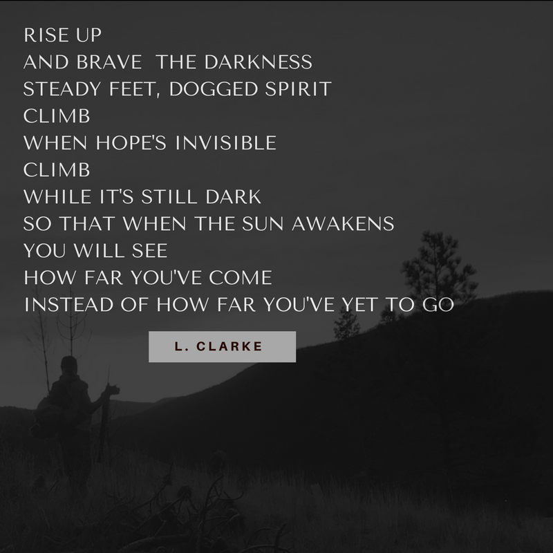 Climb poem