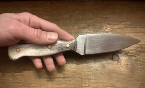 custom antler knife